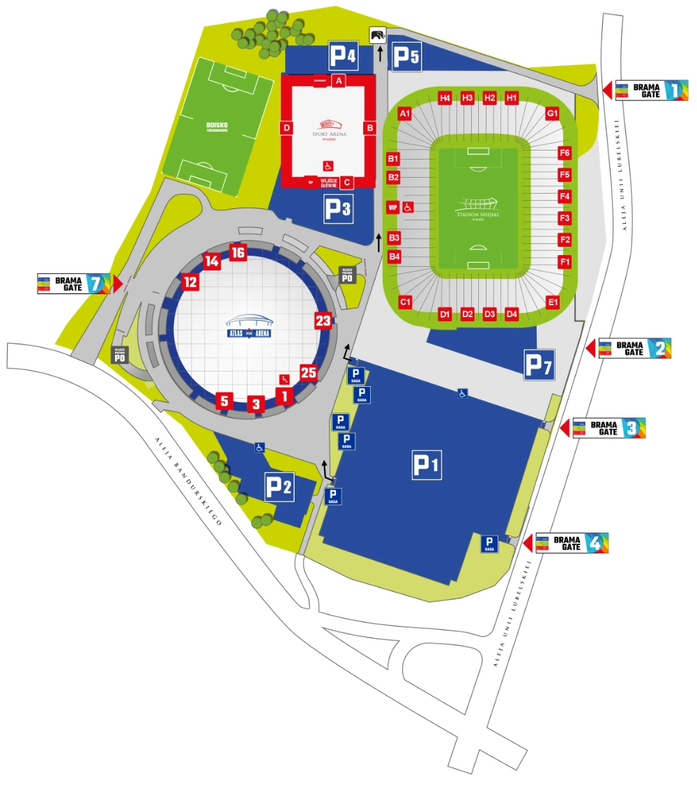 Mapa parkingów